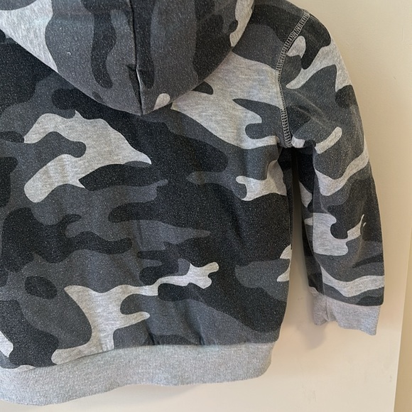 Eddie Bauer Camouflage Zip Up Hoodie Sweatshirt with Fuzzy Lining Size 5/6 - Picture 11 of 11